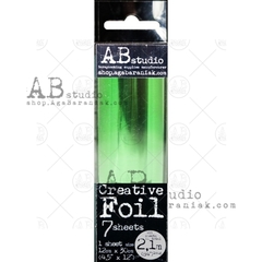 AB Studio - Creative Foil Verde - Foil P/ Transfers