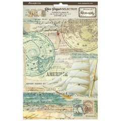 PAPEL DE ARROZ A4 Around the World veleiro