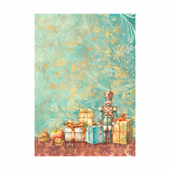 Pre-venda Kit 8 Papéis de Arroz backgrounds A6 Quebra-Nozes (The Nutcracker) - loja online