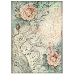 PAPEL DE ARROZ A4 Brocante Antiques roses