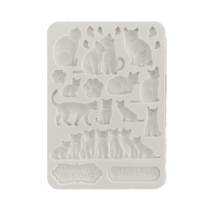Molde Silicone A5 (15x21cm) Orchids and Cats gatos