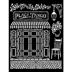 Stencil Espesso 20X25 cm - Desire Place Tango - comprar online