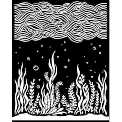 Stencil Espesso 20X25 cm - Songs of the Sea corais