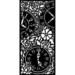 Stencil Espesso 12X25 cm - Garden of Promises clocks