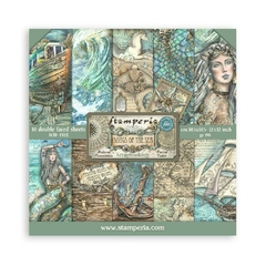 Bloco 10 Papéis 30.5x30.5cm (12"x12") + bônus - Songs of the Sea
