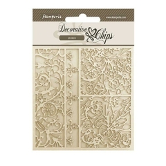 Chipboard Decorativo 14x14 cm - Brocante Antiques patterns