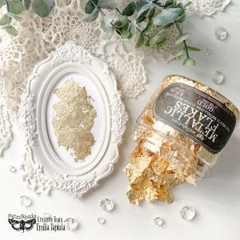 Metal Flakes - Art Ingredients - Flocos Gold / Ouro en internet