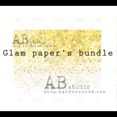 "Glam Paper Gold" - Asas - AB Studio - comprar online