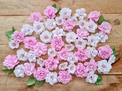 Flores rosas 2 tons - comprar online