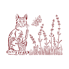 Stencil Espesso 15X20 cm - Provence Cat