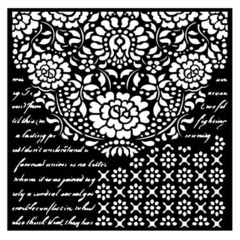 Stencil Espesso 18X18 cm - Desires Laces - comprar online