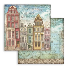 Papel 30.5x30.5cm (12"x12") Lady Vagabond London Houses