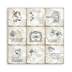 Papel 30.5x30.5cm (12"x12") Romantic journal cards - comprar online