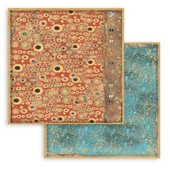 Bloco 10 Papéis 30.5x30.5cm (12"x12") + bônus - Seleção Backgrounds Klimt - loja online