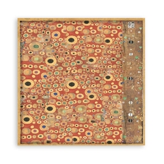 Imagem do Bloco 10 Papéis 30.5x30.5cm (12"x12") + bônus - Seleção Backgrounds Klimt