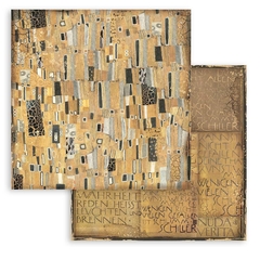 Bloco 10 Papéis 30.5x30.5cm (12"x12") + bônus - Seleção Backgrounds Klimt na internet