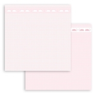 Bloco 10 Papéis + bônus 20,3x20,3cm Baby Dream Rosa Fundos - Mon Papier Crafts