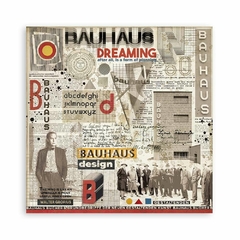 Bloco 10 Papéis 20,3x20,2cm + bônus - Bauhaus