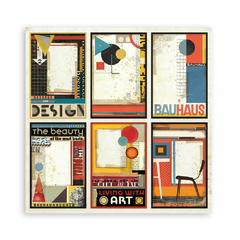 Bloco 10 Papéis 20,3x20,2cm + bônus - Bauhaus - loja online