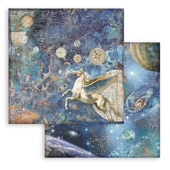 Imagem do Bloco 10 Papéis 20,3x20,2cm + bônus - Cosmos Infinity
