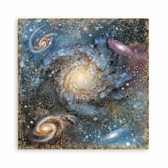 Bloco 10 Papéis 20,3x20,2cm + bônus - Cosmos Infinity - comprar online