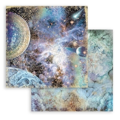 Bloco 10 Papéis 30.5x30.5cm + bônus Seleção Backgrounds Cosmos Infinity na internet