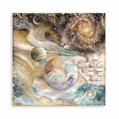 Bloco 10 Papéis 30.5x30.5cm + bônus Seleção Backgrounds Cosmos Infinity - loja online