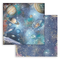 Imagem do Bloco 10 Papéis 30.5x30.5cm + bônus Seleção Backgrounds Cosmos Infinity