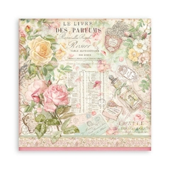 Imagem do Bloco 10 Papéis 30.5x50.5cm (12"x12") + bônus - Rose parfum