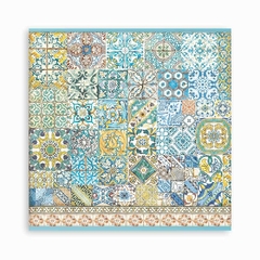 Bloco 10 Papéis 30.5x50.5cm (12"x12") + bônus - Blue Dream - Mon Papier Crafts