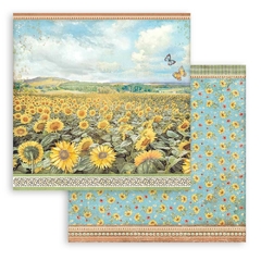 Bloco 10 Papéis 30,5x30,5 (12"x12") + bônus - Sunflower Art