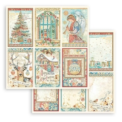 Imagem do Bloco 10 Papéis 20,3x20,2cm Christmas Greetings