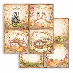 Bloco 10 Papéis 30.5x30.5cm (12"x12") + bônus - Woodland - loja online