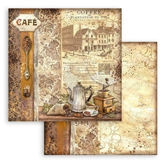 Imagem do Bloco 10 Papéis 30.5x30.5cm + bônus - Coffee and Chocolate