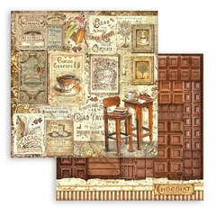 Bloco 10 Papéis 20.3x20,3cm (8"x8") + bônus - Coffee and Chocolate na internet
