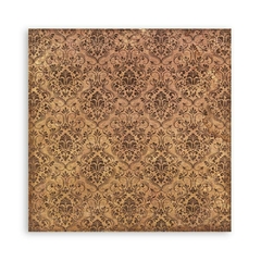 Bloco 10 Papéis 30.5x30.5cm (12"x12") + bônus - Seleção Backgrounds - Coffee and Chocolate