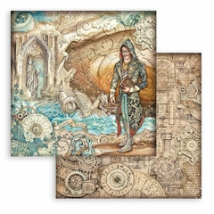 Bloco 10 Papéis 30.5x30.5cm + bônus - Sir Vagabond in Fantasy World - comprar online