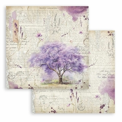 Imagem do Bloco 10 Papéis 30.5x30.5cm + bônus - Lavender