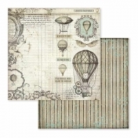 Bloco 10 Papéis 30.5x30.5cm (12"x12") + bônus - Voyages Fantastiques - tienda online