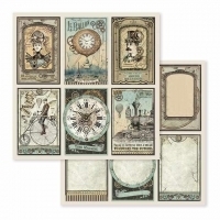 Bloco 10 Papéis 30.5x30.5cm (12"x12") + bônus - Voyages Fantastiques - buy online