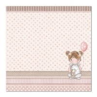 Bloco 10 Papéis 30,5x30,5 (12"x12") + bônus - Little Girl - comprar online