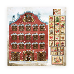 Bloco 10 Papéis 30.5x50.5cm (12"x12") + bônus - Romantic Christmas en internet