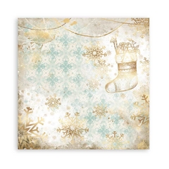 Bloco 10 Papéis 30.5x50.5cm (12"x12") + bônus - Romantic Christmas - loja online