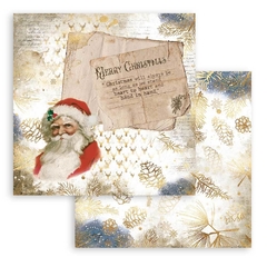 Image of Bloco 10 Papéis 30.5x50.5cm (12"x12") + bônus - Romantic Christmas