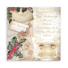 Bloco 10 Papéis 30.5x50.5cm (12"x12") + bônus - Romantic Christmas - Mon Papier Crafts