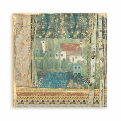 Bloco 10 Papéis 30.5x30.5cm (12"x12") + bônus - Klimt
