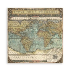 Imagem do Bloco 10 Papéis 20,3x20,2cm + bônus - Around the World