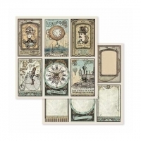 Bloco 10 Papéis 20,3x20,3cm + bônus - Voyages Fantastiques - comprar online