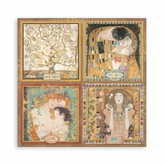 Bloco 10 Papéis 20.3x20.3cm (8"x8") + bônus - Klimt - comprar online