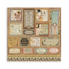 Bloco 10 Papéis 20.3x20.3cm (8"x8") + bônus - Klimt - comprar online